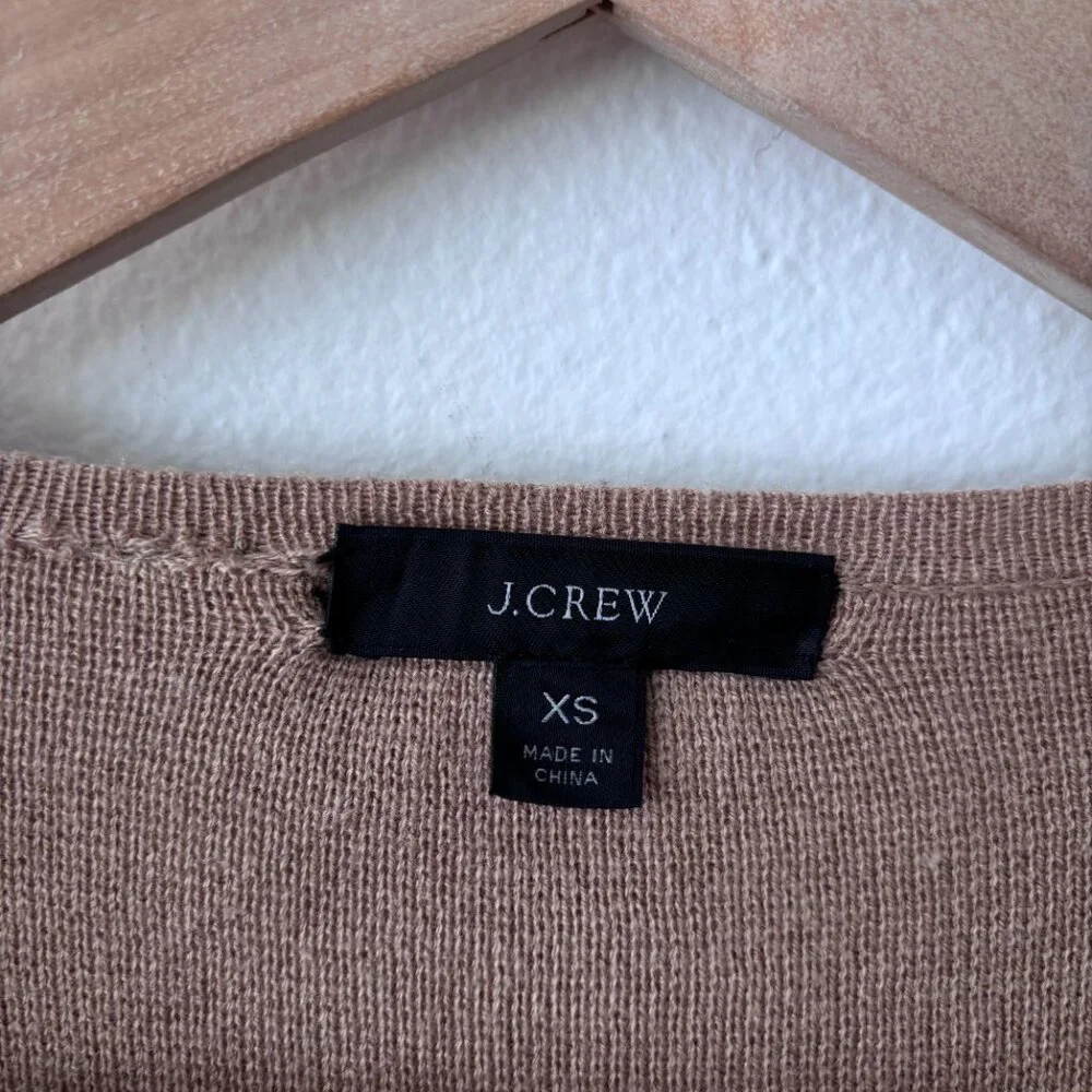 J. Crew Juliette Collarless Sweater Blazer